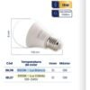 Bombillo led 15w ahorrador mercury